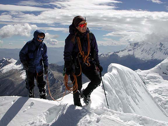Palcaraju Oeste summit