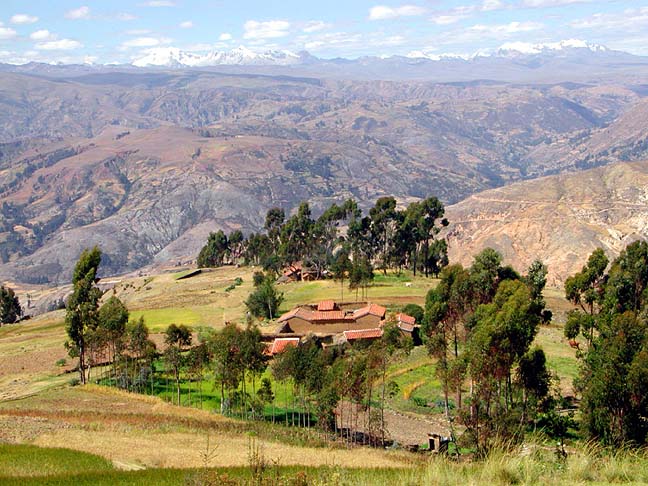 Houses in the Cordillera Negra