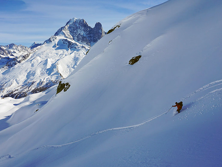 Tom Hoehn, Aiguilles Rouges. February 12, 2019.