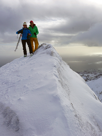 Laura and Carolyn, Norway. March 18, 2019