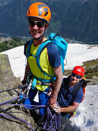 Rick and John, Chamonix June 25, 2019